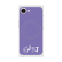 プレミアムスクエアケース with MagSafe［ オリジナル - ENTJ 指揮官 - アルファベット - パープル ］