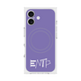 プレミアムスクエアケース with MagSafe［ オリジナル - ENTP 討論者 - アルファベット - パープル ］