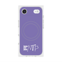 プレミアムスクエアケース with MagSafe［ オリジナル - ENTP 討論者 - アルファベット - パープル ］