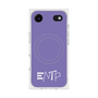 プレミアムスクエアケース with MagSafe［ オリジナル - ENTP 討論者 - アルファベット - パープル ］