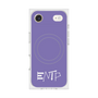 プレミアムスクエアケース with MagSafe［ オリジナル - ENTP 討論者 - アルファベット - パープル ］