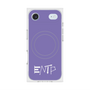 プレミアムスクエアケース with MagSafe［ オリジナル - ENTP 討論者 - アルファベット - パープル ］