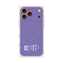 プレミアムスクエアケース with MagSafe［ オリジナル - ENTP 討論者 - アルファベット - パープル ］