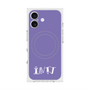 プレミアムスクエアケース with MagSafe［ オリジナル - INTJ 建築家 - アルファベット - パープル ］