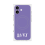プレミアムスクエアケース with MagSafe［ オリジナル - INTJ 建築家 - アルファベット - パープル ］