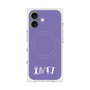 プレミアムスクエアケース with MagSafe［ オリジナル - INTJ 建築家 - アルファベット - パープル ］