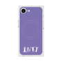 プレミアムスクエアケース with MagSafe［ オリジナル - INTJ 建築家 - アルファベット - パープル ］