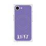 プレミアムスクエアケース with MagSafe［ オリジナル - INTJ 建築家 - アルファベット - パープル ］