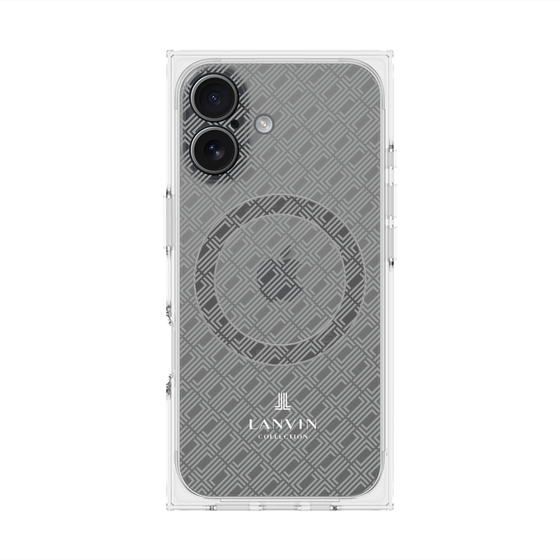 プレミアムスクエアケース with MagSafe［ LANVIN COLLECTION - ロゴパターン ］