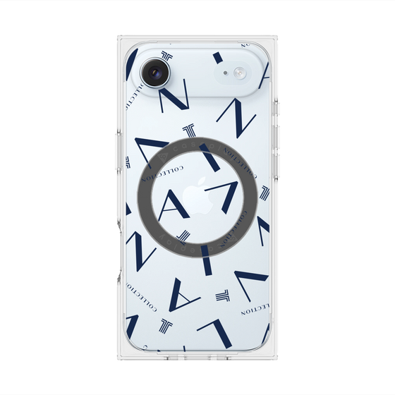 プレミアムスクエアケース with MagSafe［ LANVIN COLLECTION - タイポグラフィ ］