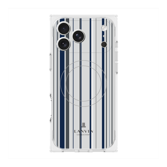 プレミアムスクエアケース with MagSafe［ LANVIN COLLECTION - ストライプ ］