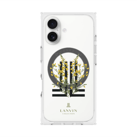 プレミアムスクエアケース with MagSafe［ LANVIN COLLECTION - フラワー ］