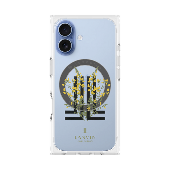 プレミアムスクエアケース with MagSafe［ LANVIN COLLECTION - フラワー ］