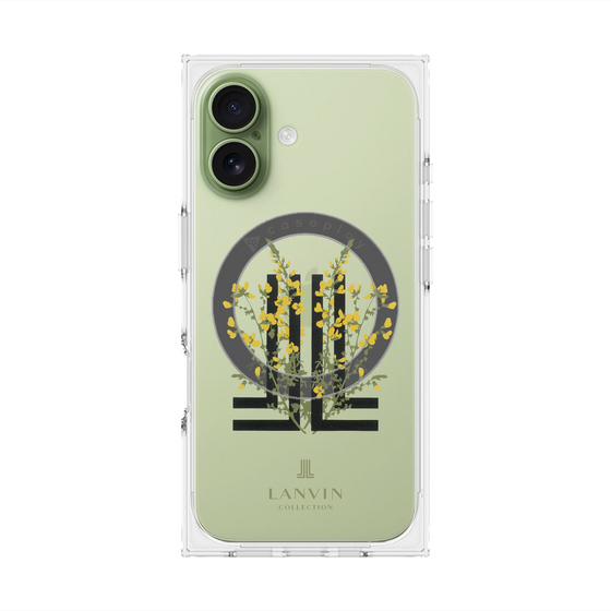 プレミアムスクエアケース with MagSafe［ LANVIN COLLECTION - フラワー ］