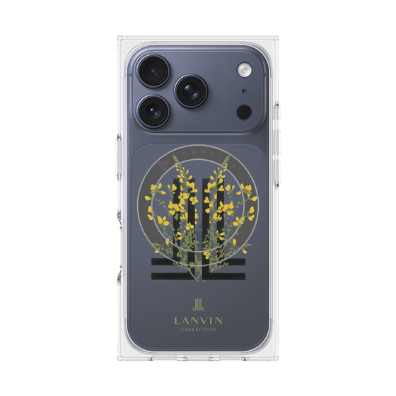 プレミアムスクエアケース with MagSafe［ LANVIN COLLECTION - フラワー ］