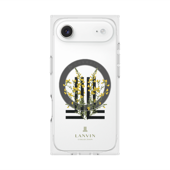 プレミアムスクエアケース with MagSafe［ LANVIN COLLECTION - フラワー ］