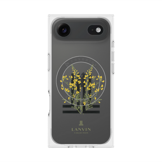 プレミアムスクエアケース with MagSafe［ LANVIN COLLECTION - フラワー ］