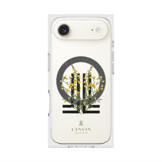 プレミアムスクエアケース with MagSafe［ LANVIN COLLECTION - フラワー ］