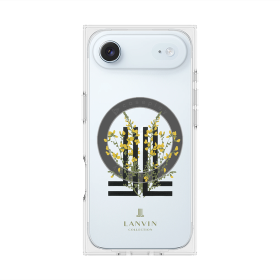 プレミアムスクエアケース with MagSafe［ LANVIN COLLECTION - フラワー ］