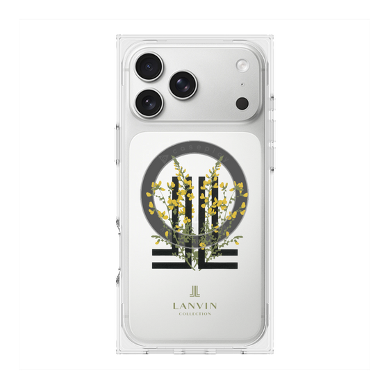 プレミアムスクエアケース with MagSafe［ LANVIN COLLECTION - フラワー ］