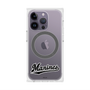 プレミアムスクエアケース with MagSafe［ 千葉ロッテマリーンズ - ワードロゴ - クリア ］