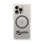 プレミアムスクエアケース with MagSafe［ 千葉ロッテマリーンズ - ワードロゴ - クリア ］