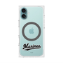 プレミアムスクエアケース with MagSafe［ 千葉ロッテマリーンズ - ワードロゴ - クリア ］