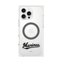 プレミアムスクエアケース with MagSafe［ 千葉ロッテマリーンズ - ワードロゴ - クリア ］