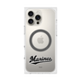 プレミアムスクエアケース with MagSafe［ 千葉ロッテマリーンズ - ワードロゴ - クリア ］