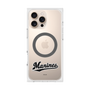 プレミアムスクエアケース with MagSafe［ 千葉ロッテマリーンズ - ワードロゴ - クリア ］