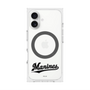 プレミアムスクエアケース with MagSafe［ 千葉ロッテマリーンズ - ワードロゴ - クリア ］