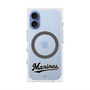 プレミアムスクエアケース with MagSafe［ 千葉ロッテマリーンズ - ワードロゴ - クリア ］