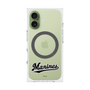 プレミアムスクエアケース with MagSafe［ 千葉ロッテマリーンズ - ワードロゴ - クリア ］