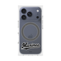 プレミアムスクエアケース with MagSafe［ 千葉ロッテマリーンズ - ワードロゴ - クリア ］