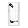 プレミアムスクエアケース with MagSafe［ 千葉ロッテマリーンズ - ワードロゴ - マリーンズストライプ ］
