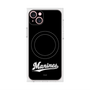 プレミアムスクエアケース with MagSafe［ 千葉ロッテマリーンズ - ワードロゴ - ブラック ］
