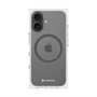 プレミアムスクエアケース with MagSafe［ オリジナル - caseplayロゴ - ホワイト/A ］