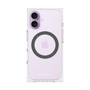 プレミアムスクエアケース with MagSafe［ オリジナル - caseplayロゴ - ホワイト/A ］