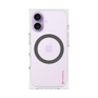 プレミアムスクエアケース with MagSafe［ オリジナル - caseplayロゴ - ピンク/B ］