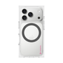 プレミアムスクエアケース with MagSafe［ オリジナル - caseplayロゴ - ピンク/B ］