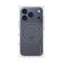 プレミアムスクエアケース with MagSafe［ オリジナル - caseplayロゴ - ピンク/B ］