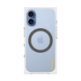 プレミアムスクエアケース with MagSafe［ オリジナル - caseplayロゴ - イエロー/B ］