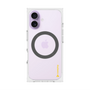 プレミアムスクエアケース with MagSafe［ オリジナル - caseplayロゴ - イエロー/B ］