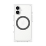 プレミアムスクエアケース with MagSafe［ オリジナル - caseplayロゴ - ホワイト/C ］