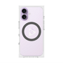 プレミアムスクエアケース with MagSafe［ オリジナル - caseplayロゴ - ホワイト/C ］