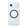 プレミアムスクエアケース with MagSafe［ オリジナル - caseplayロゴ - ホワイト/C ］