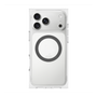 プレミアムスクエアケース with MagSafe［ オリジナル - caseplayロゴ - ホワイト/C ］