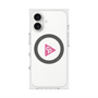 プレミアムスクエアケース with MagSafe［ オリジナル - caseplayロゴ - ピンク/C ］