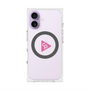 プレミアムスクエアケース with MagSafe［ オリジナル - caseplayロゴ - ピンク/C ］