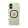 プレミアムスクエアケース with MagSafe［ オリジナル - caseplayロゴ - ピンク/C ］